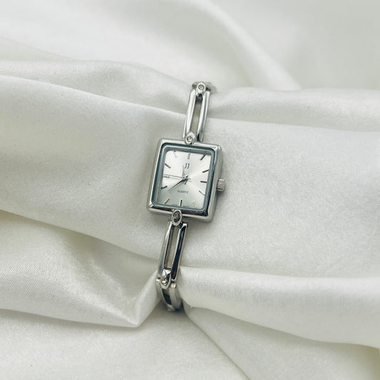 Dainty Diamanté Square Dial Watch