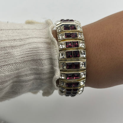 Purple Rhinestone Watch