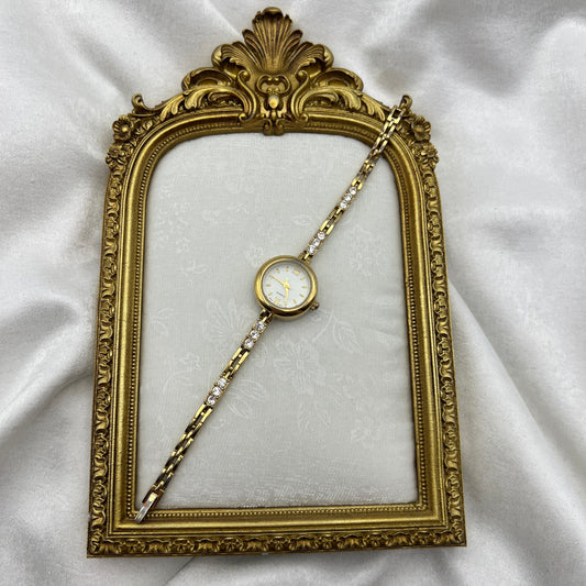 Elegant Diamanté Strap Watch