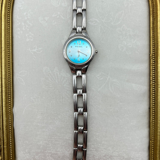 Fossil Blue Dial Watch