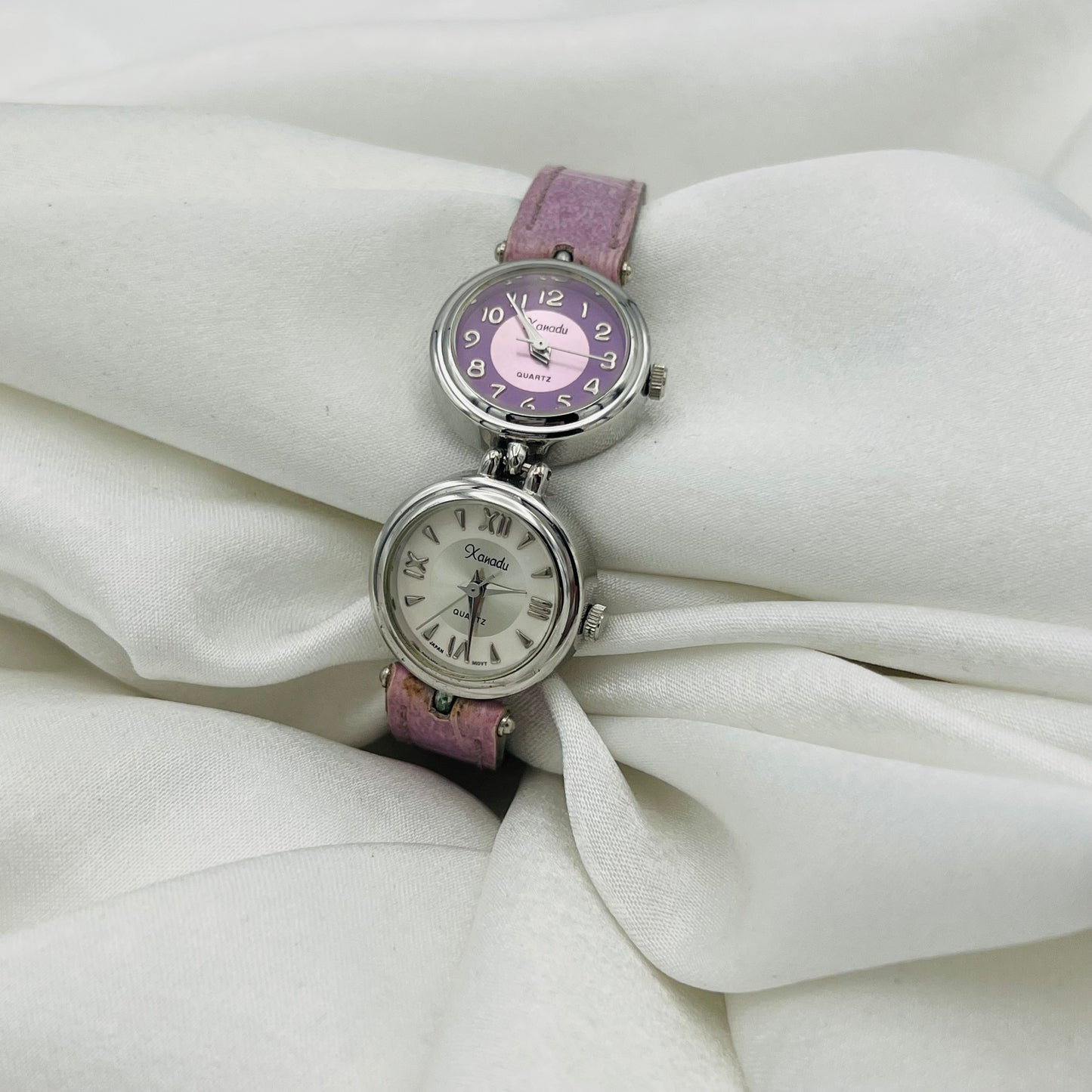 RARE Purple Dual Dial Watch