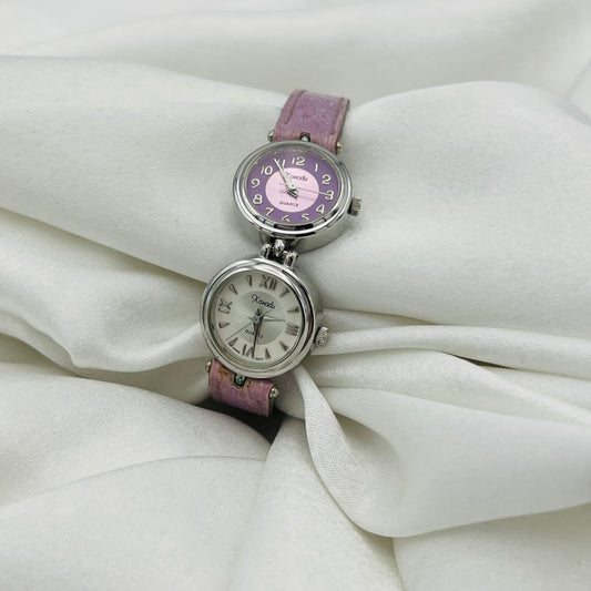 RARE Purple Dual Dial Watch
