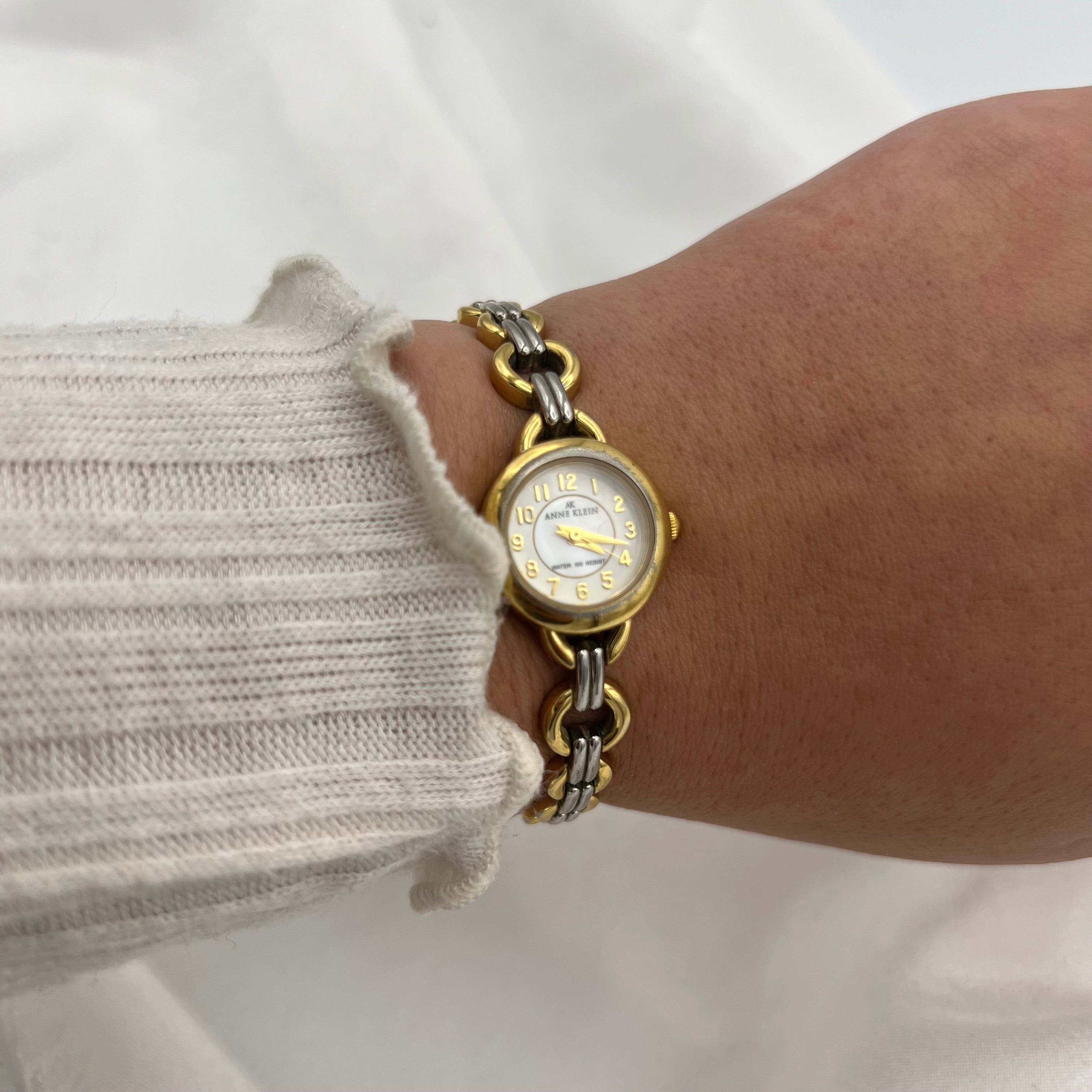 🩶💛 Dainty Two-Toned Watch