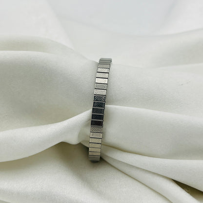 Intricate Two Tone Heart Dial Watch