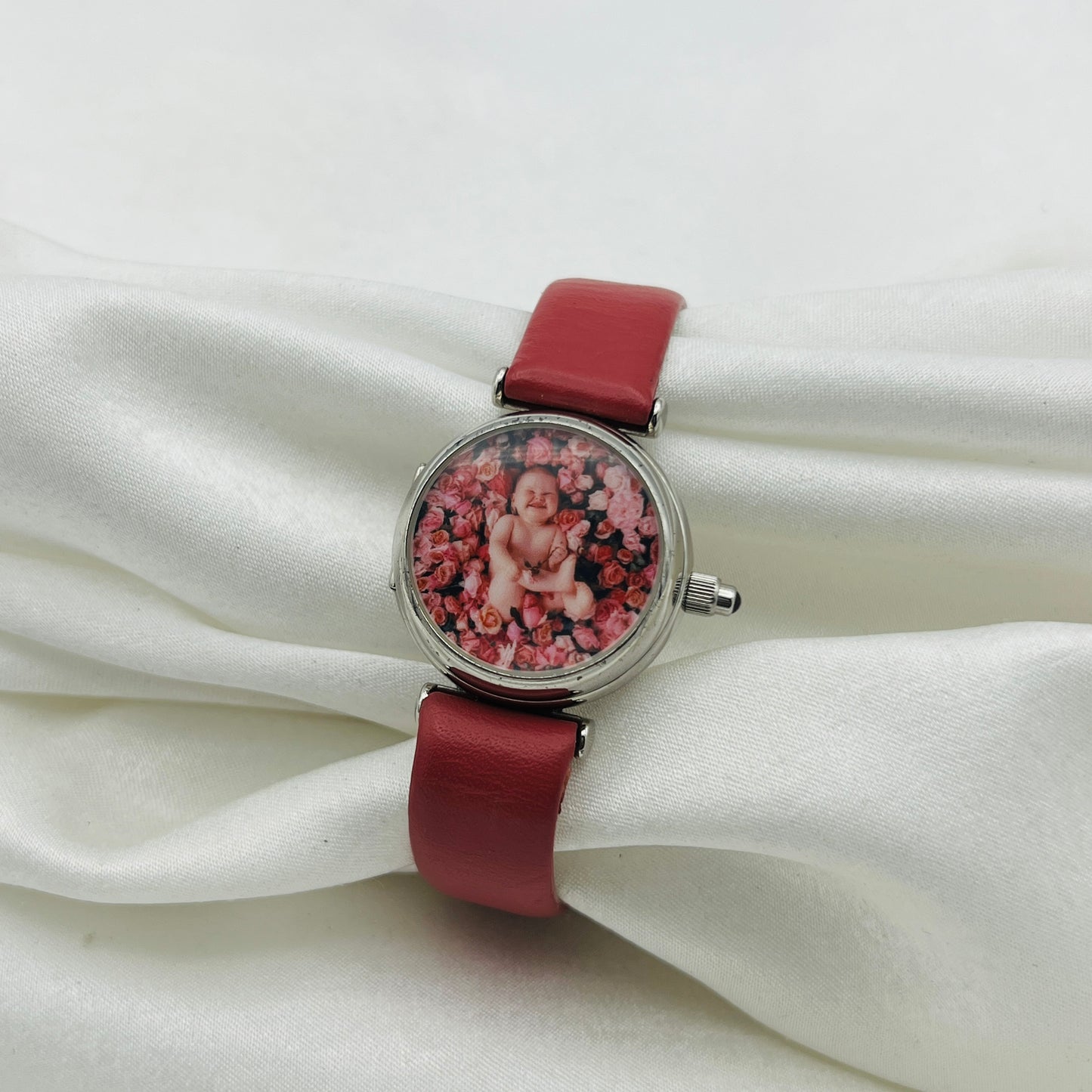 Pink Peek a Boo Watch