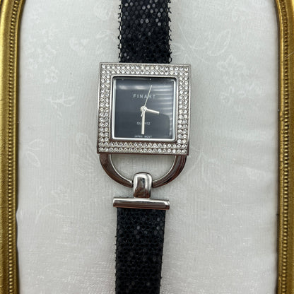 Black Sequin Watch