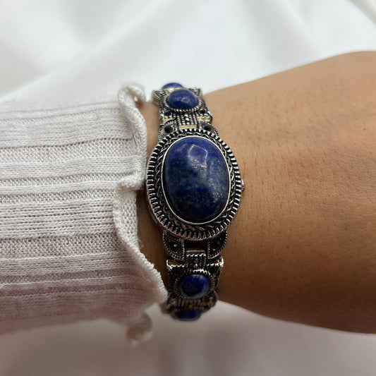 Blue Lapis Stone Peek-a-boo Watch