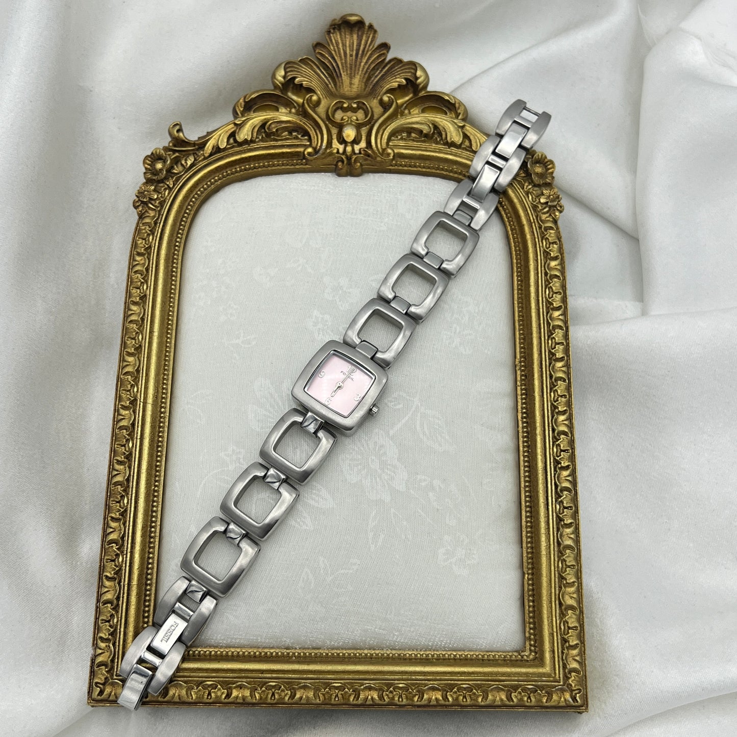 Baby Pink Fossil Watch