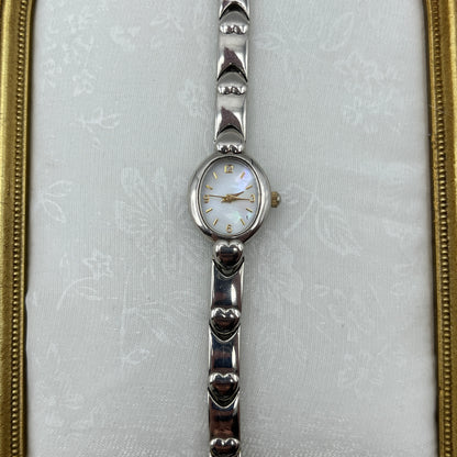 Dainty Heart Watch with Mother of Pearl Watch