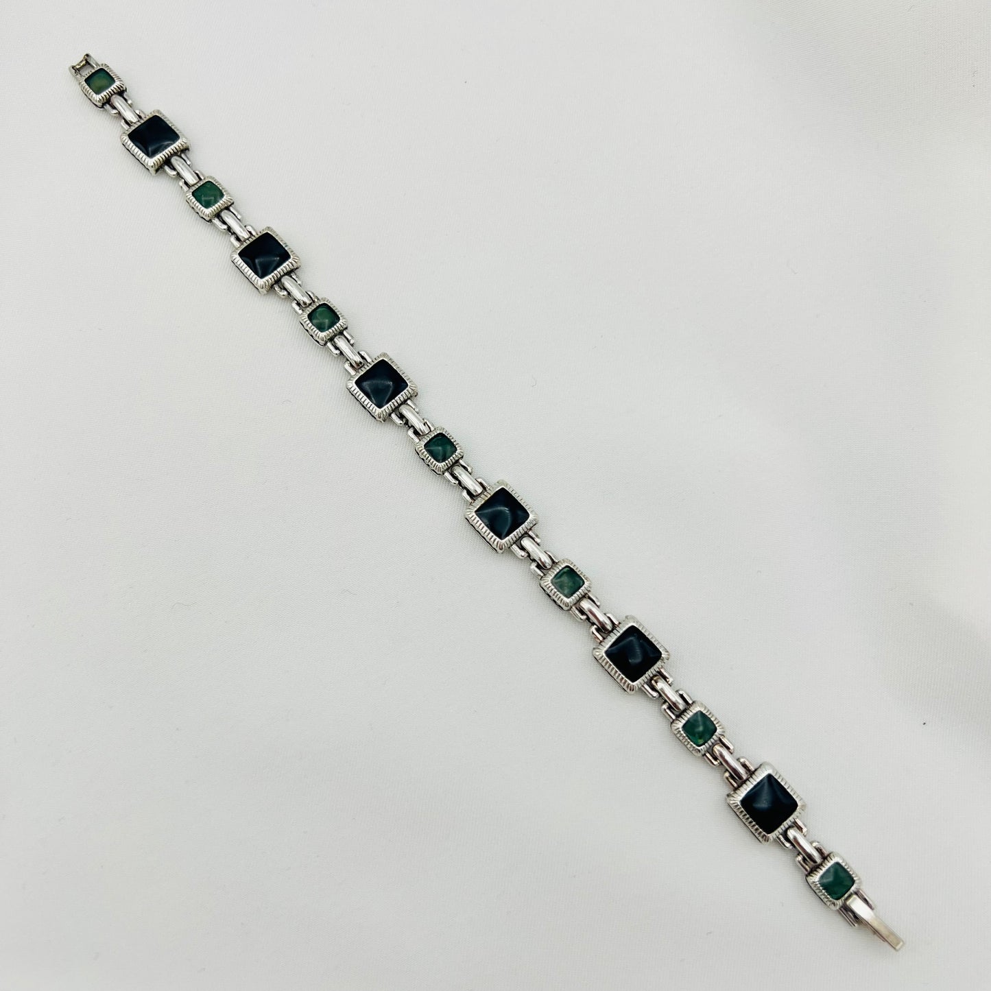 Silver-Toned Colored Bracelet