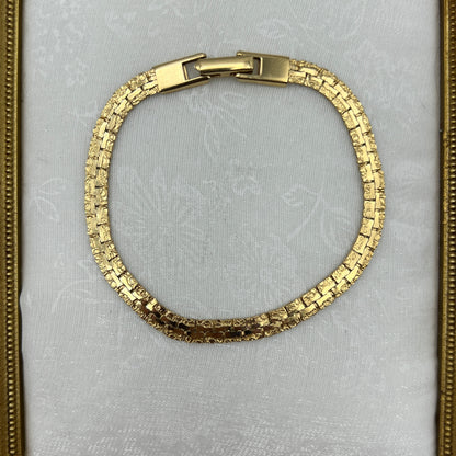 Gold Nugget Bracelet