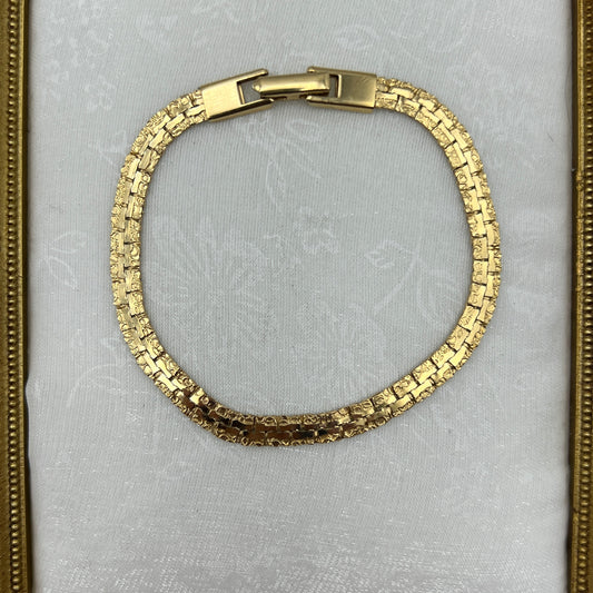 Gold Nugget Bracelet