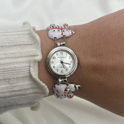Snowman Charm Watch