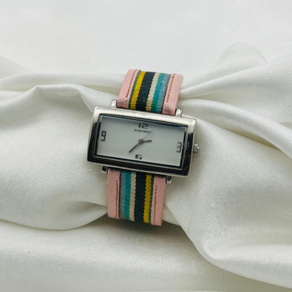 Striped Canvas Watch