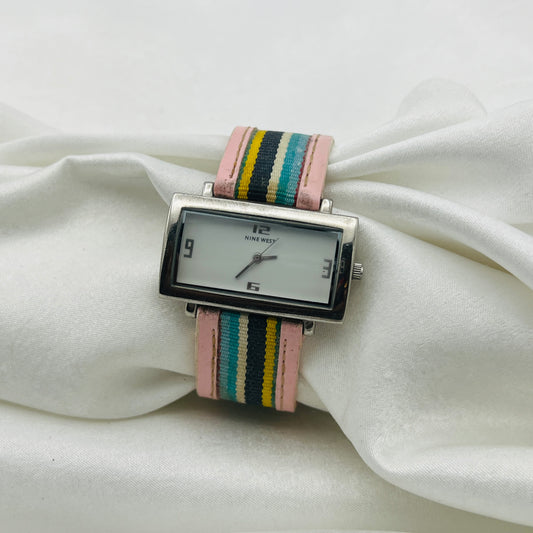 Striped Canvas Watch