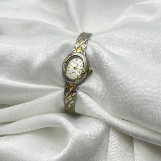 🌷 Flower Two-Toned Watch