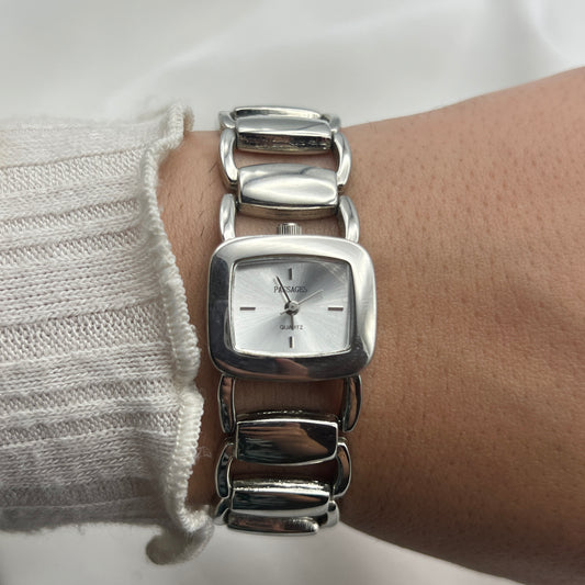Unique Silver-Tone Watch