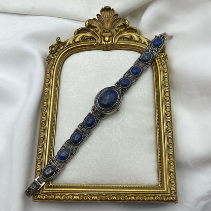 Blue Lapis Stone Peek-a-boo Watch