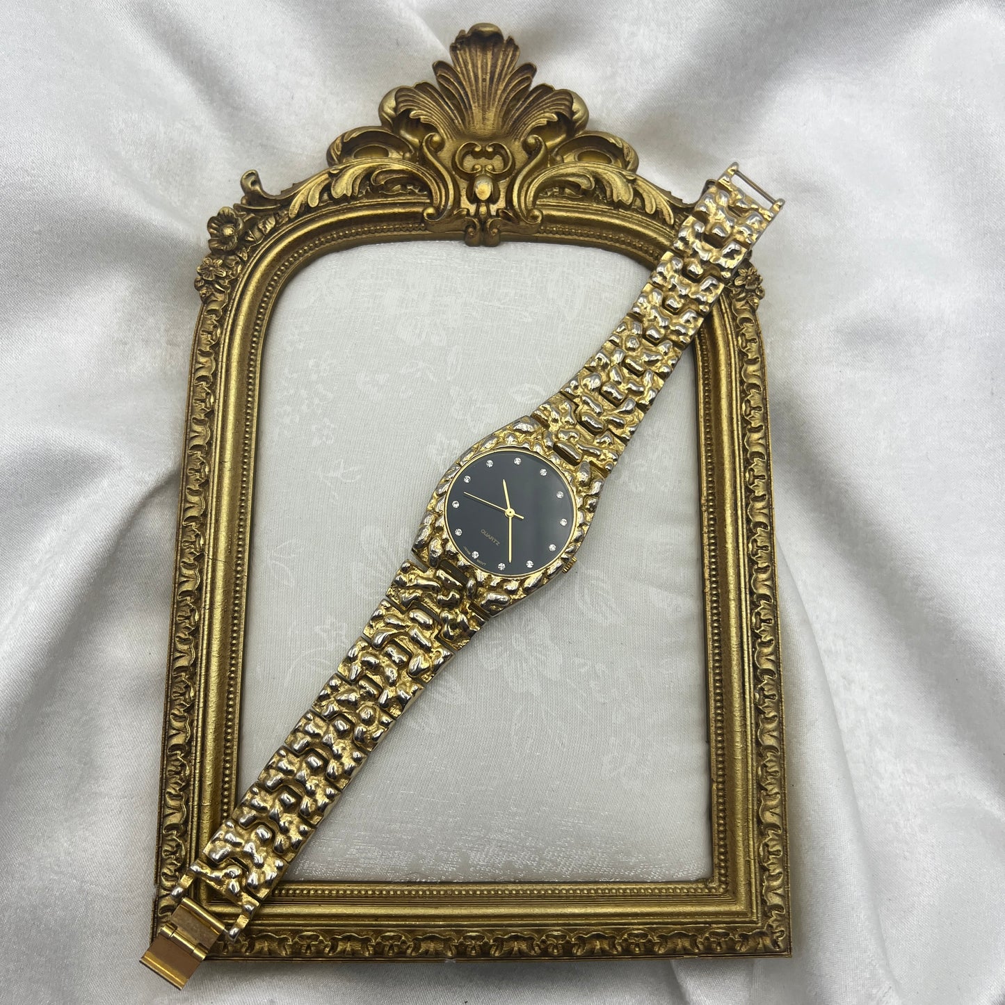 Gold-Tone Nugget Watch