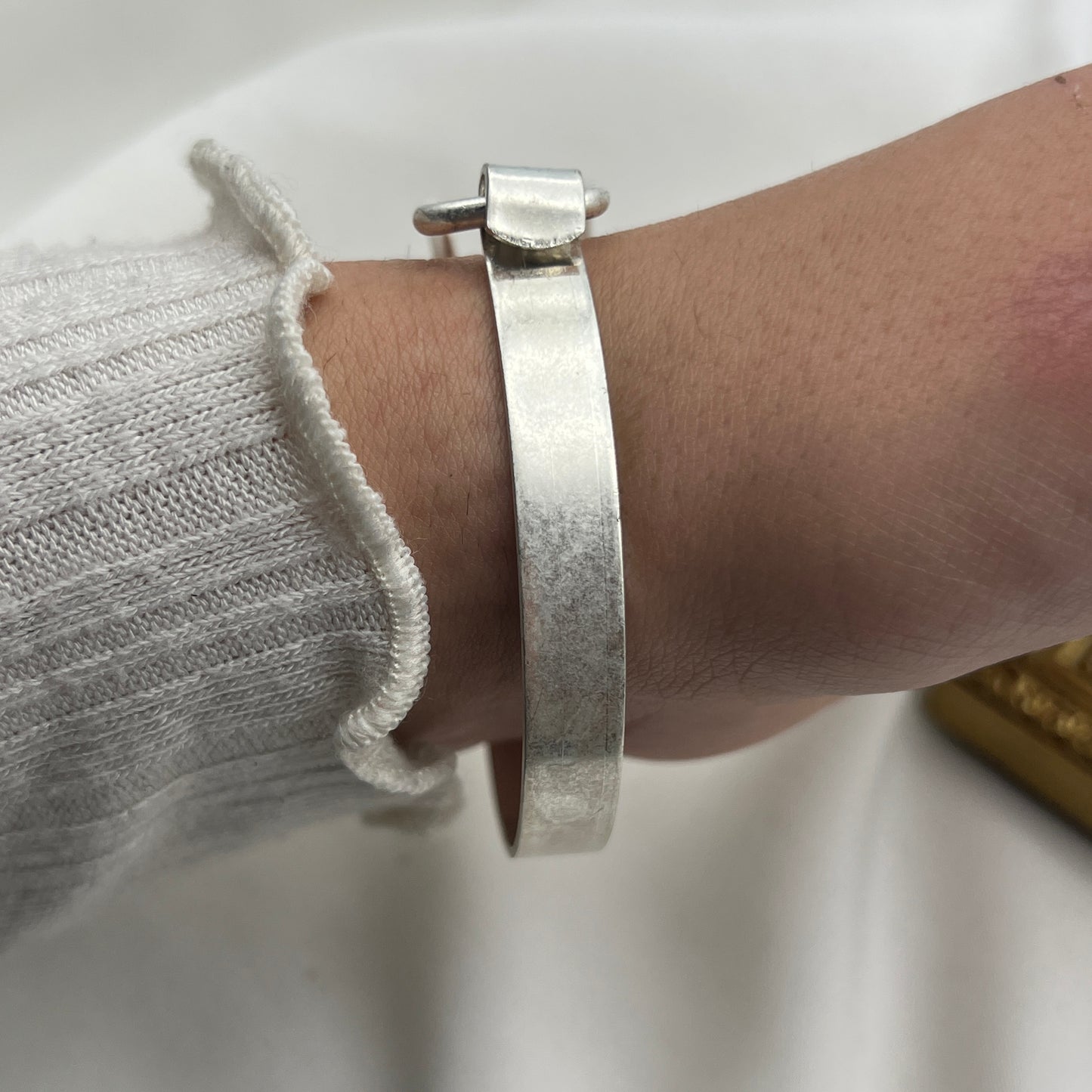 Geometric Link Statement Bracelet