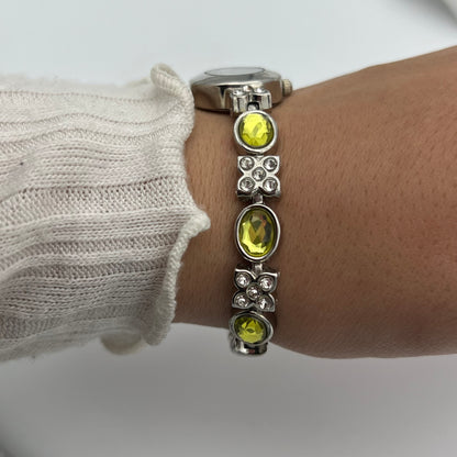 Green Gemstones Watch