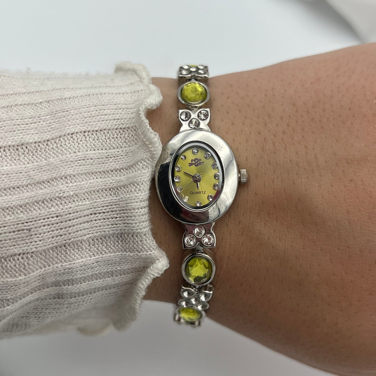 Green Gemstones Watch
