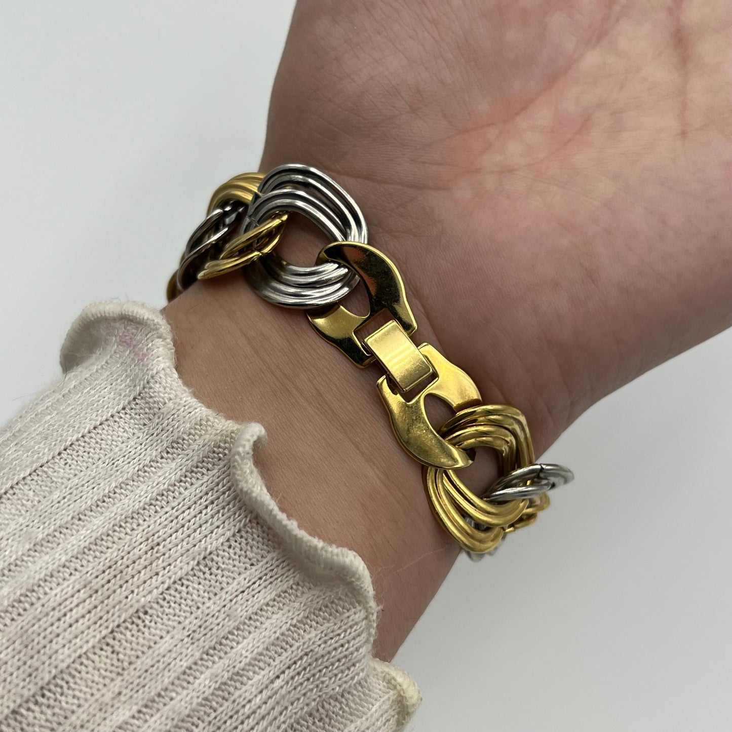 ✨🩶 Two-Toned Bracelet