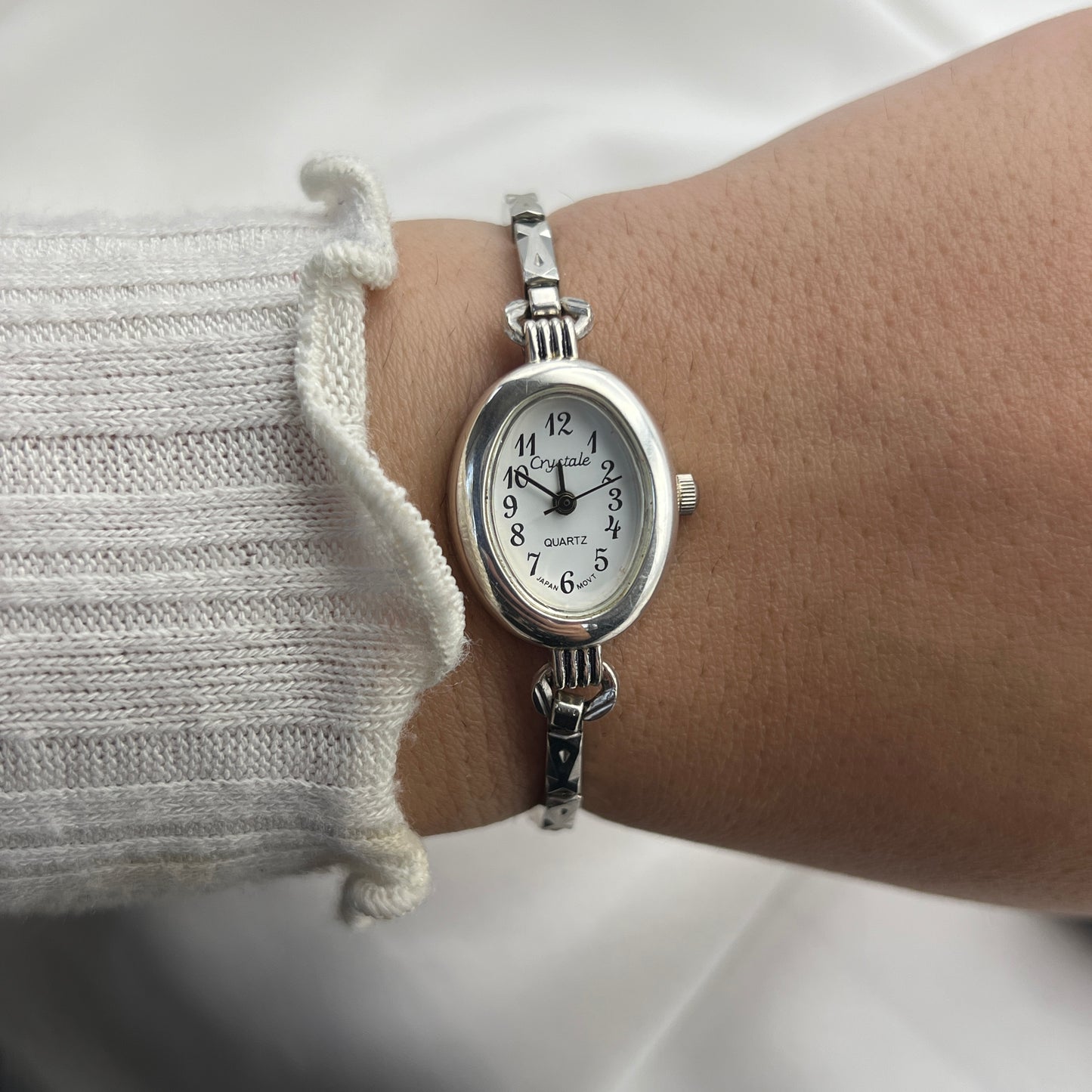 Dainty Silver-Tone Watch