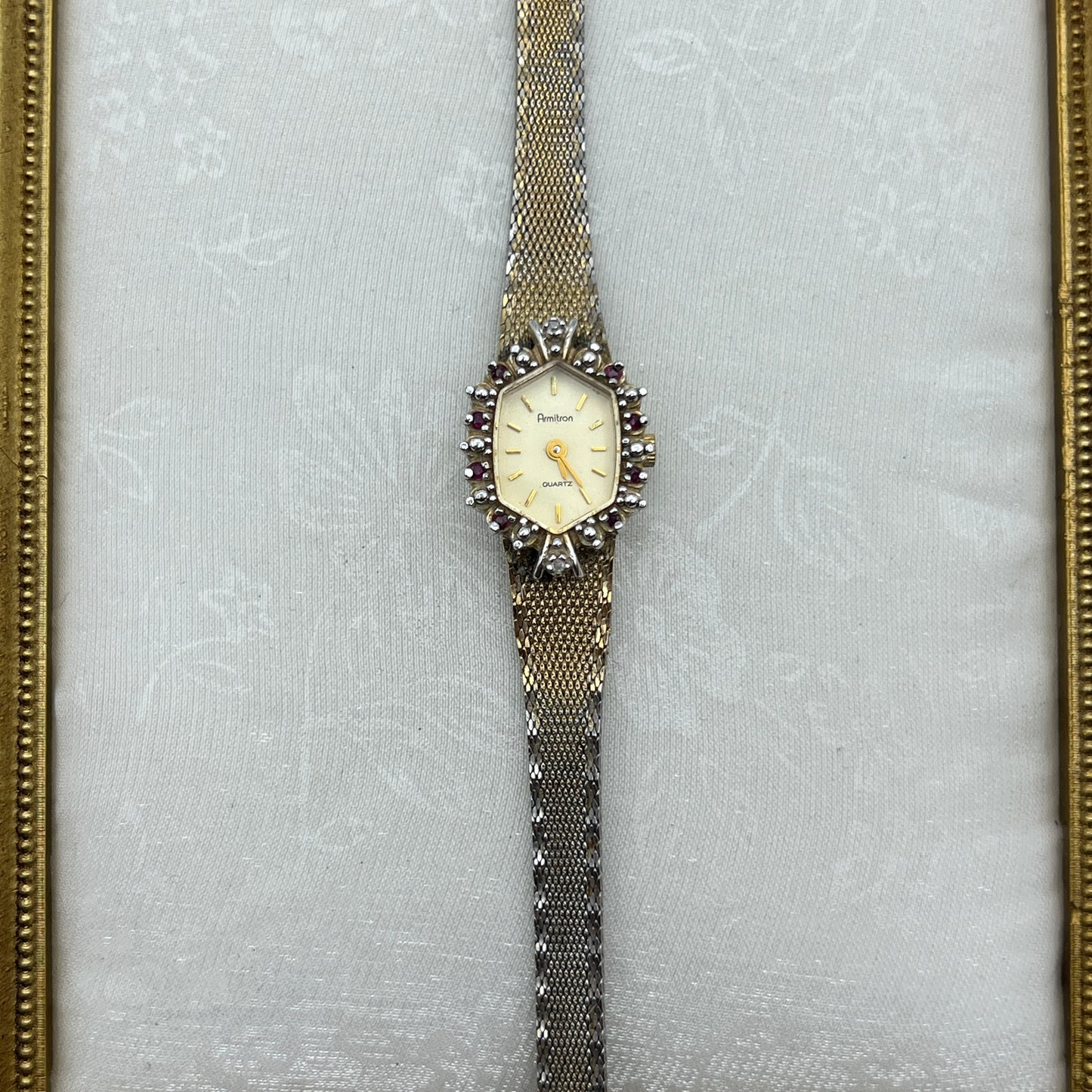 Ruby-Toned Watch