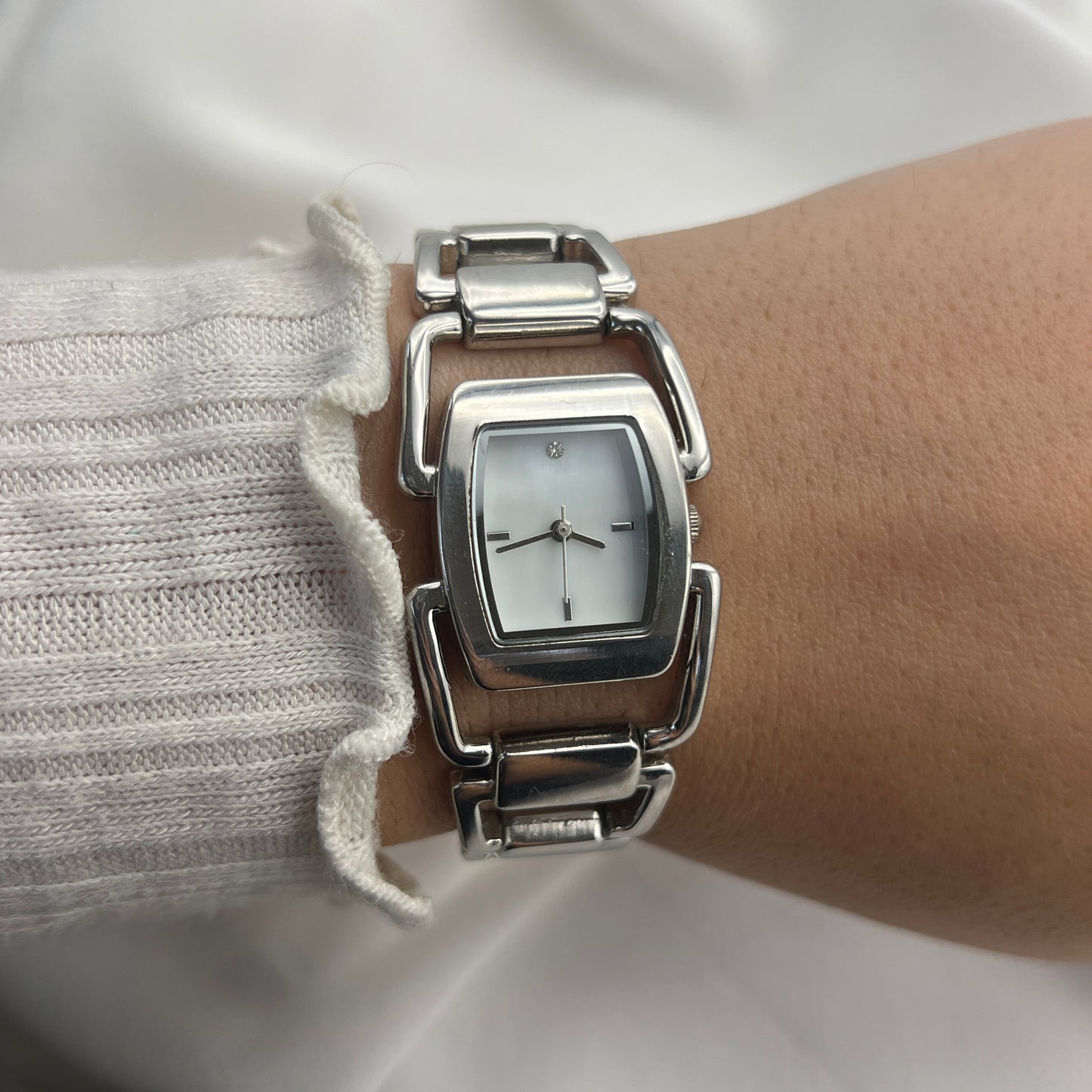 Intricate Silver-Tone Watch