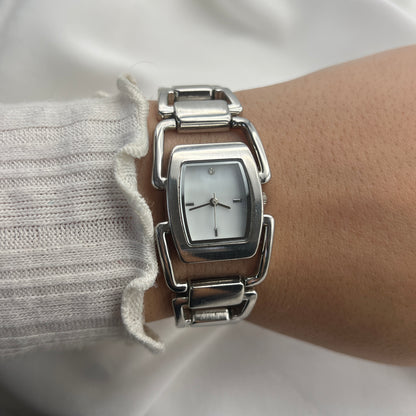 Intricate Silver-Tone Watch