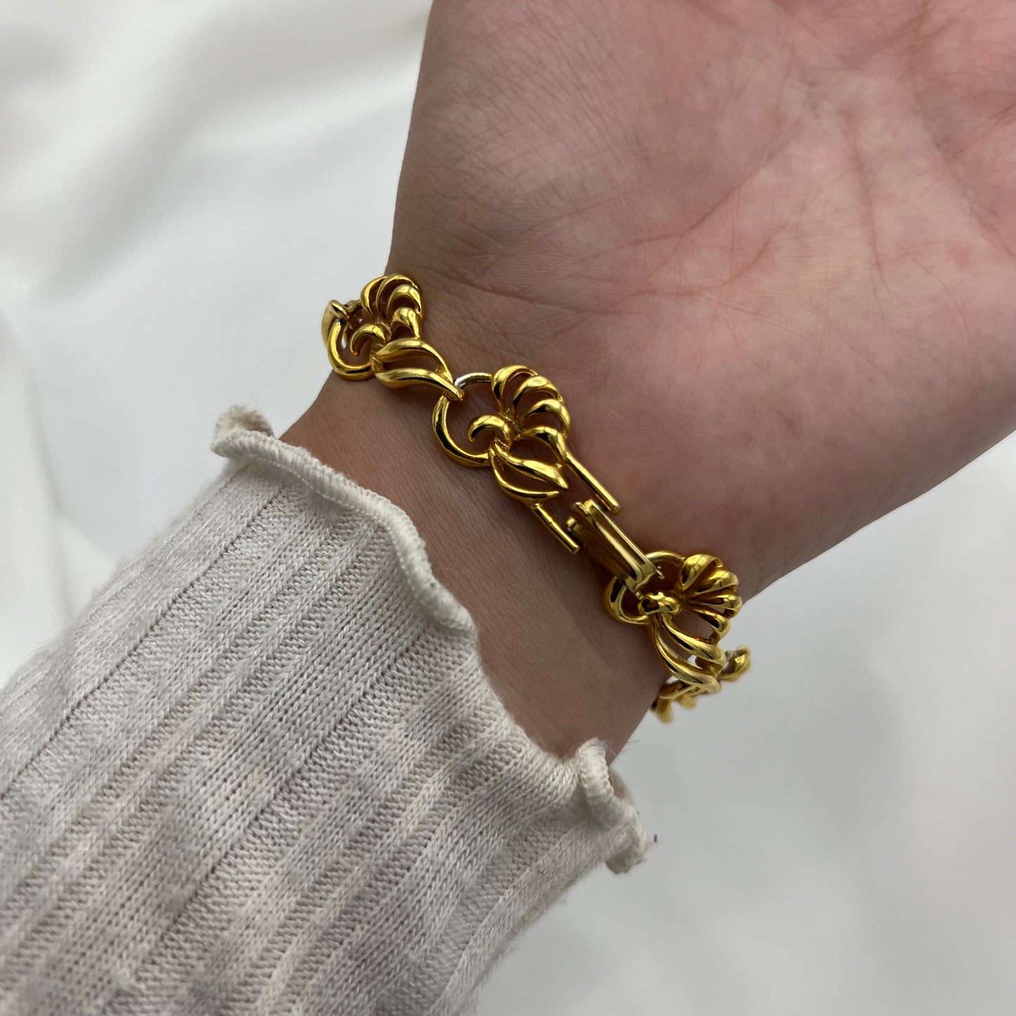 Gold-Toned Detailed Watch