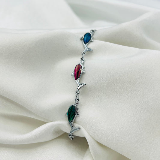 Abalone Dolphin Bracelet