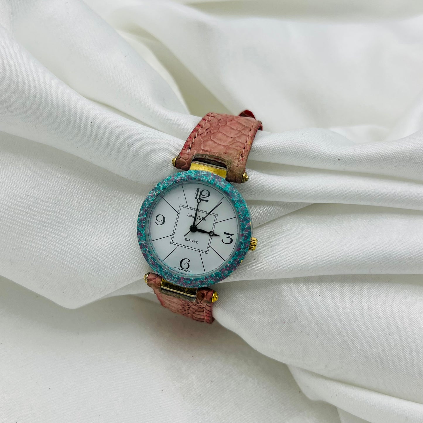 Pink Leather Watch