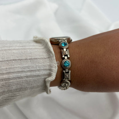 Blue Gemstone Watch