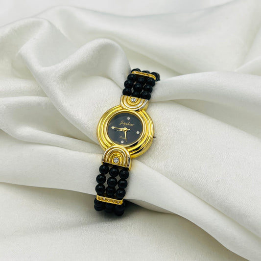 Black Detailed Watch
