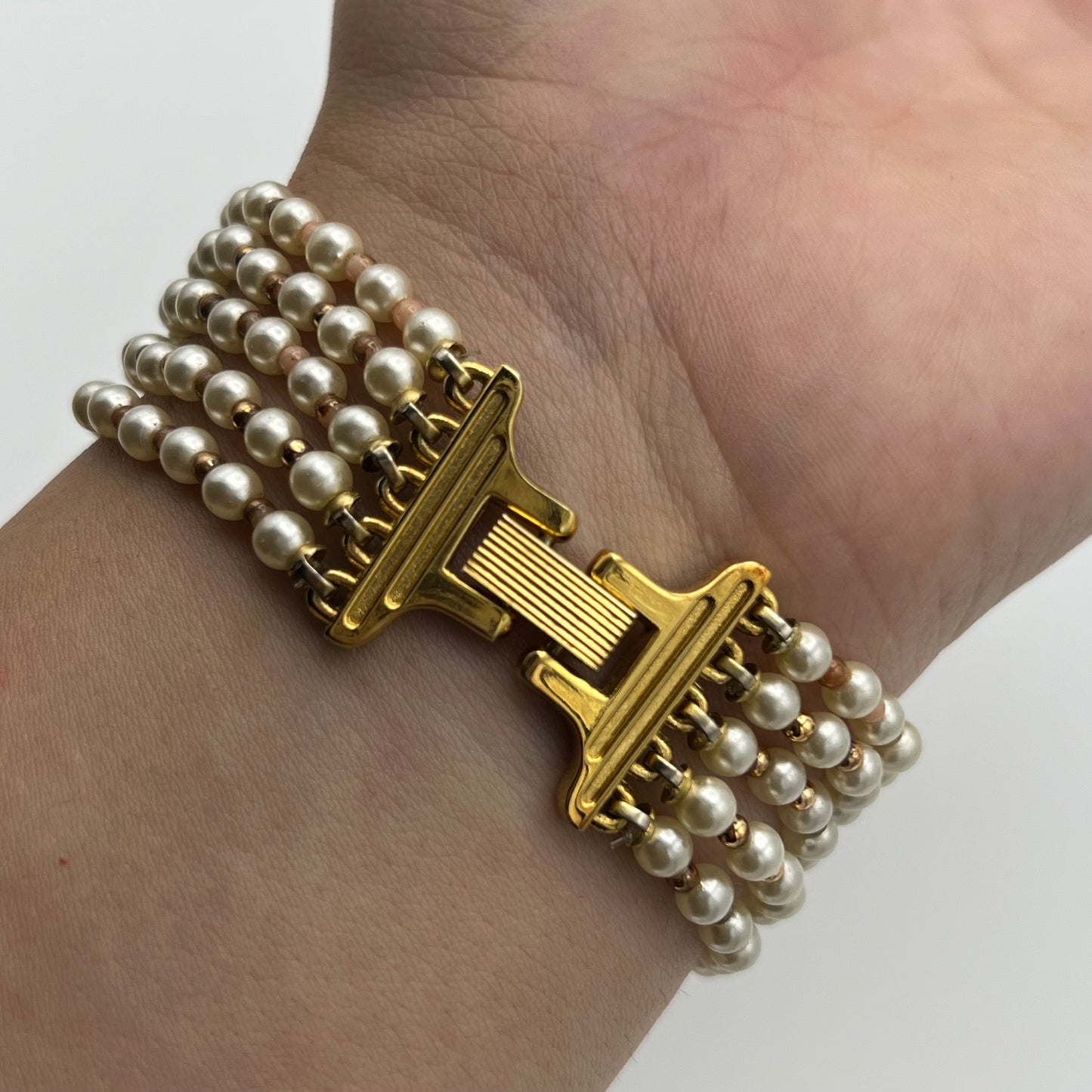 White Pearly Strand Watch