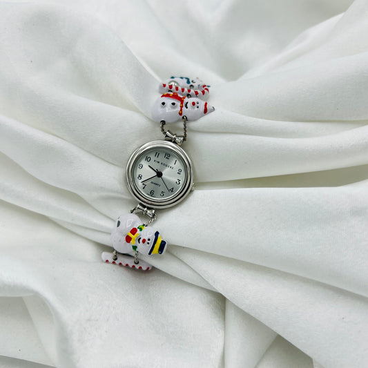 ☃️ RARE Snowman Charm Watch