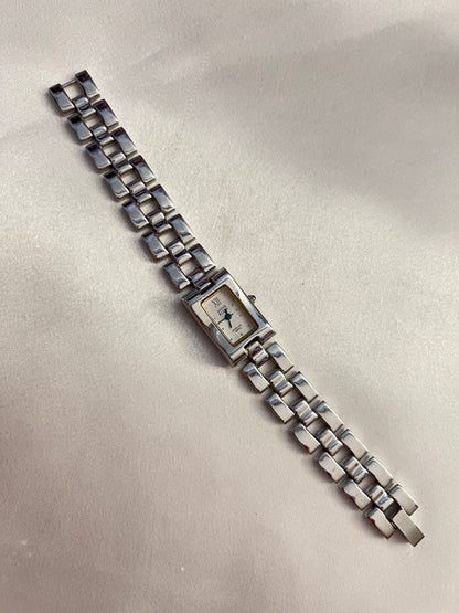 Anne Klein Silver Dipped Face Watch