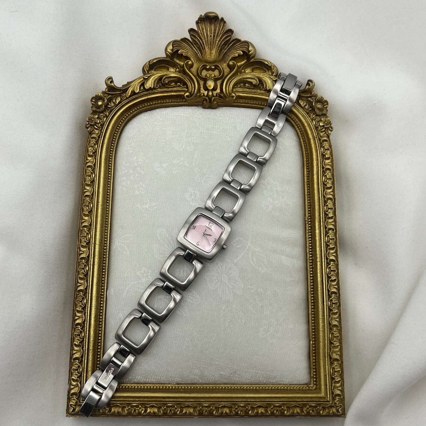 Baby Pink Dial Fossil Watch