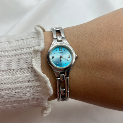 Fossil Blue Dial Watch