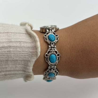 🩵 Turquoise Stone Art Deco Watch