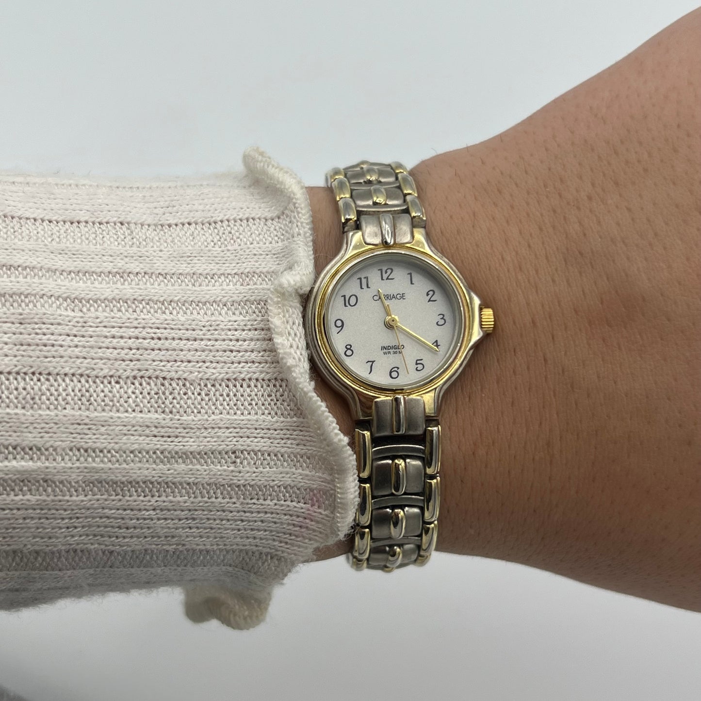 Gold-Toned Carriage by Timex Watch