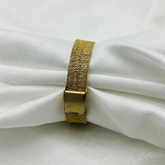 Gold-Toned Diamanté 17 Jewels Watch