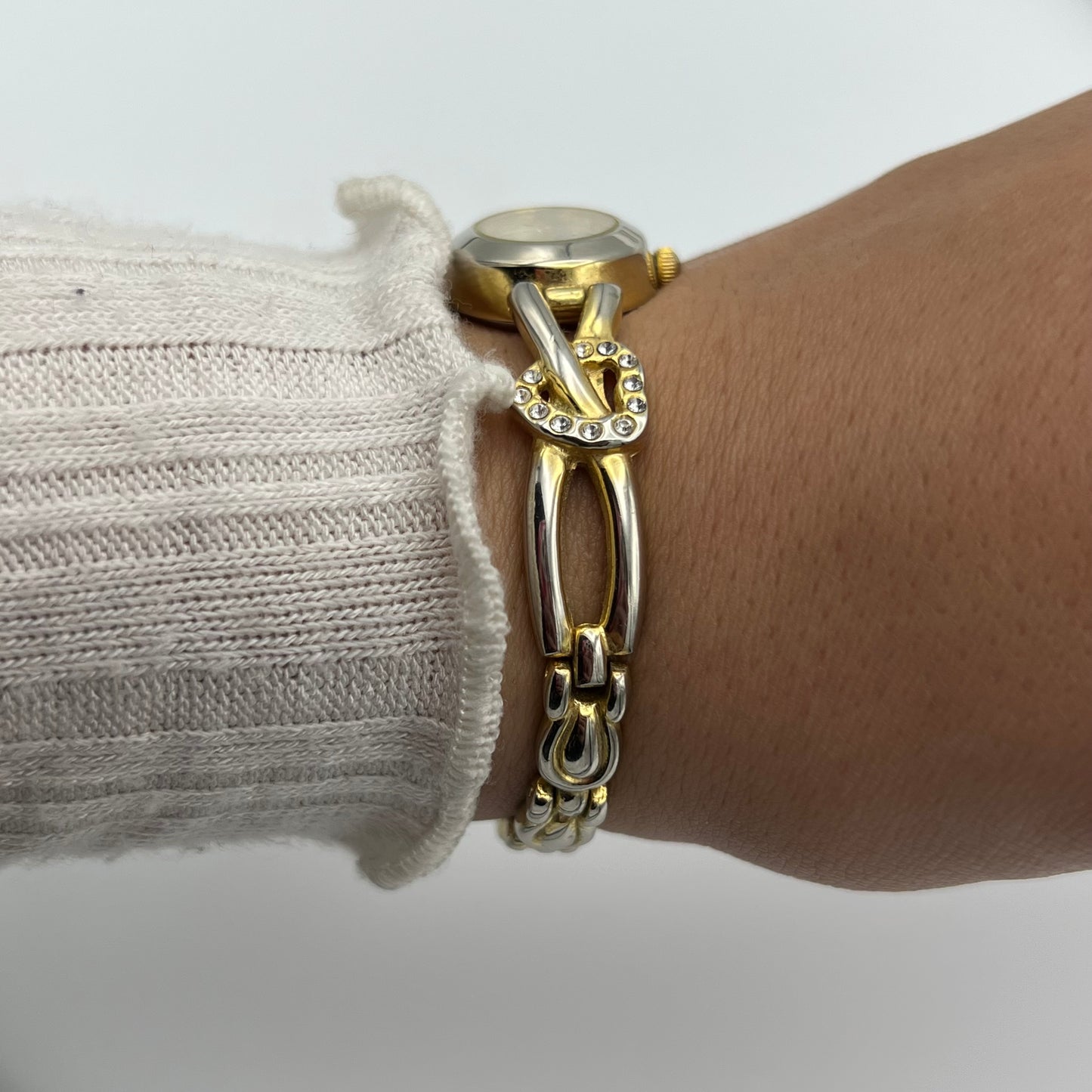 Dainty Gold-Toned Heart Watch