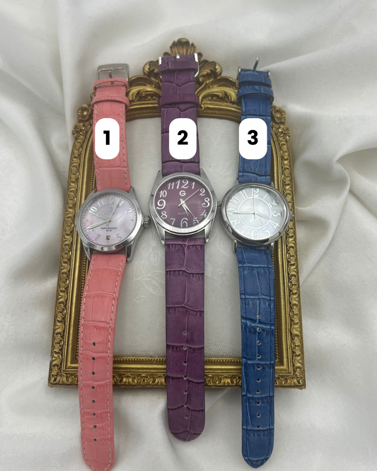 Colorful Leather Watches