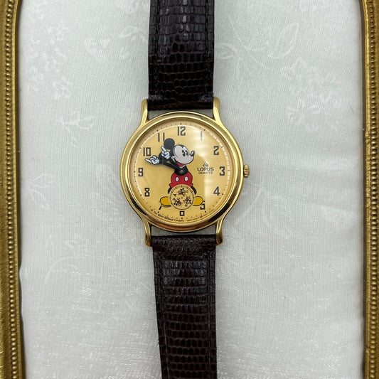 RARE Mickey Mouse Lorus Watch