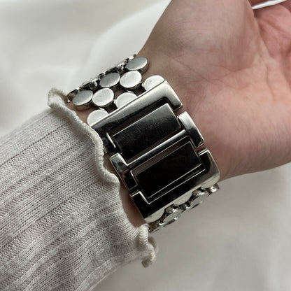 Silver-Tone Bracelet Watch