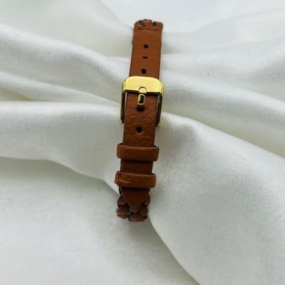 Braided Leather Watch