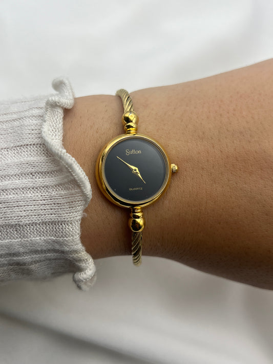 Twisted Cable Bangle Watch
